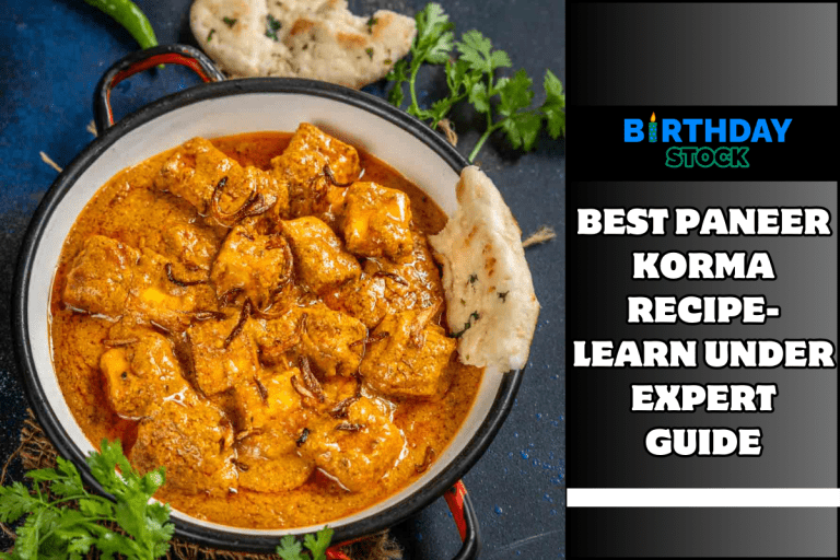Best Paneer korma Recipe- Learn Under Expert Guide