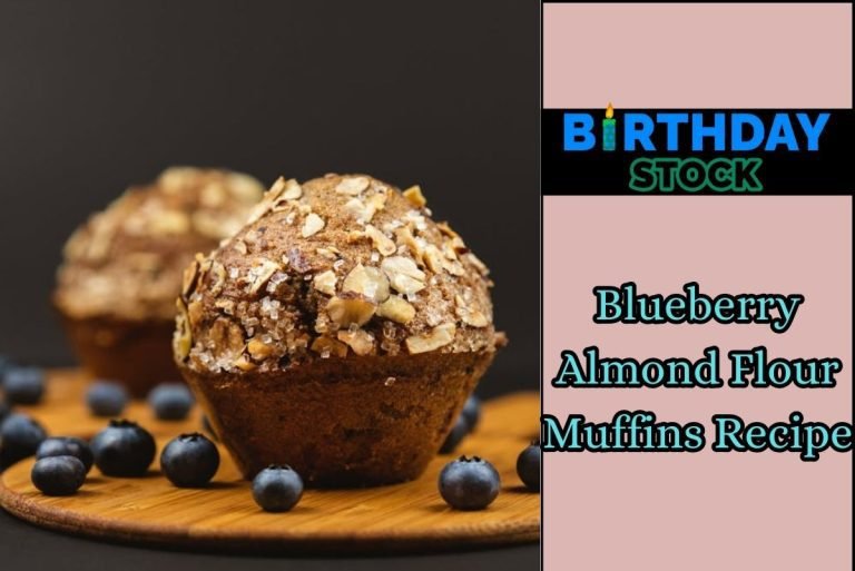 Blueberry Almond Flour Muffins Recipe