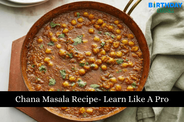 Chana Masala Recipe- Learn Like A Pro