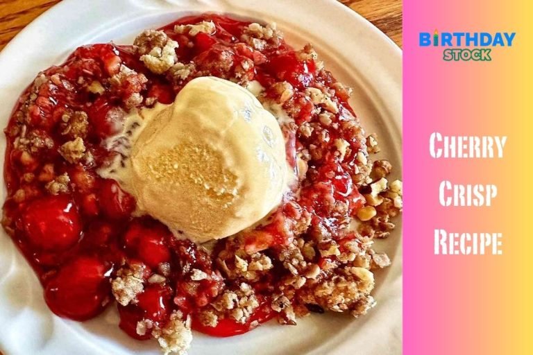 Cherry Crisp Recipe
