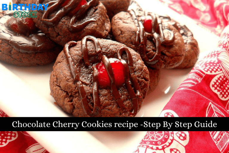 Chocolate Cherry Cookies recipe -Step By Step Guide