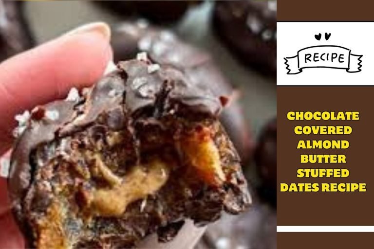 Chocolate Covered Almond Butter Stuffed Dates Recipe