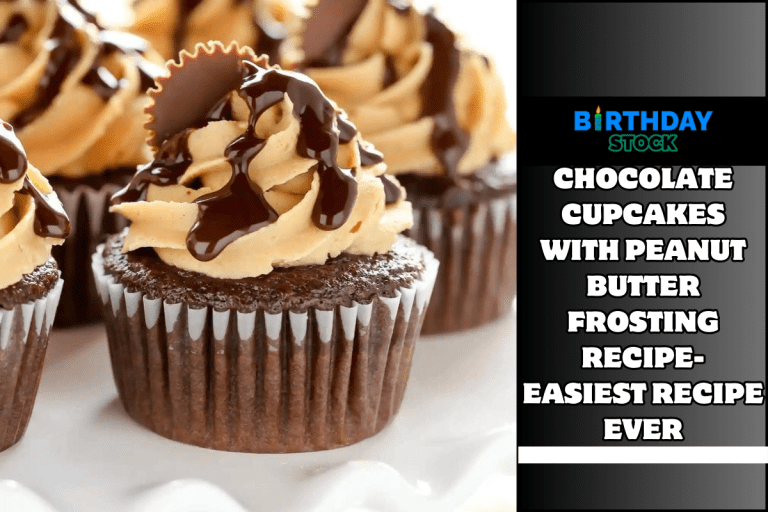 Chocolate Cupcakes With Peanut Butter Frosting Recipe- Easiest Recipe Ever
