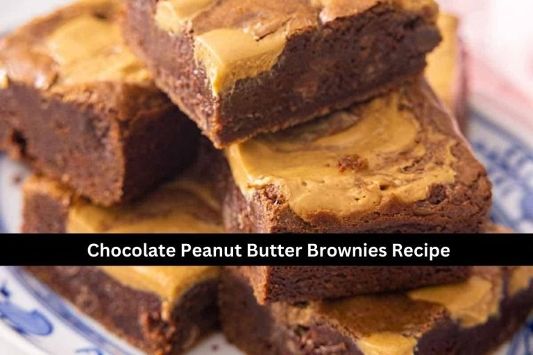 Chocolate Peanut Butter Brownies Recipe