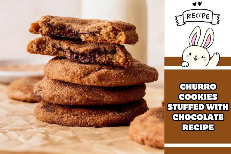 Churro Cookies Stuffed with Chocolate Recipe