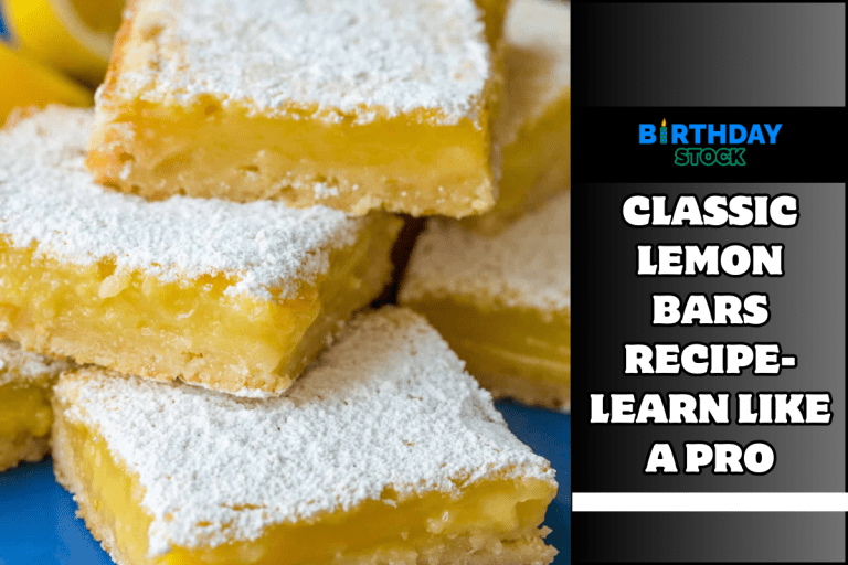 Classic Lemon Bars Recipe- Learn Like a Pro