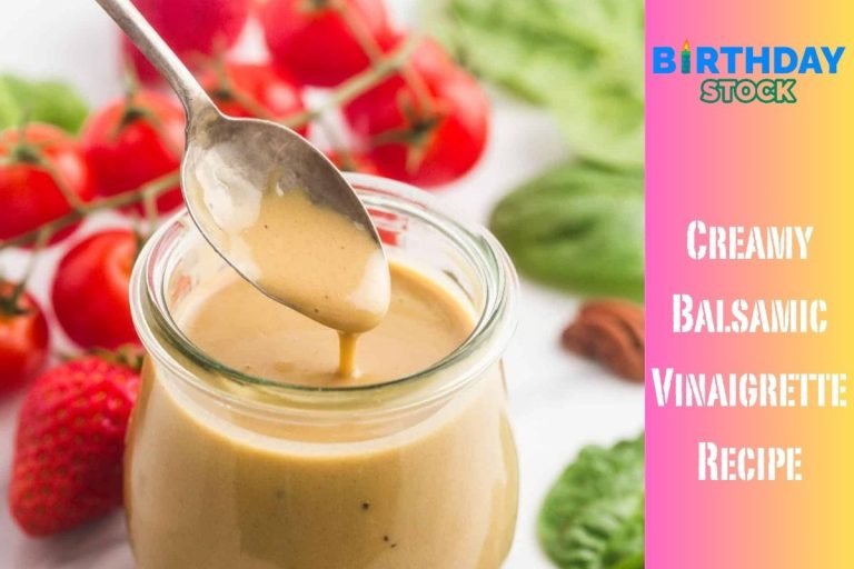 Creamy Balsamic Vinaigrette Recipe