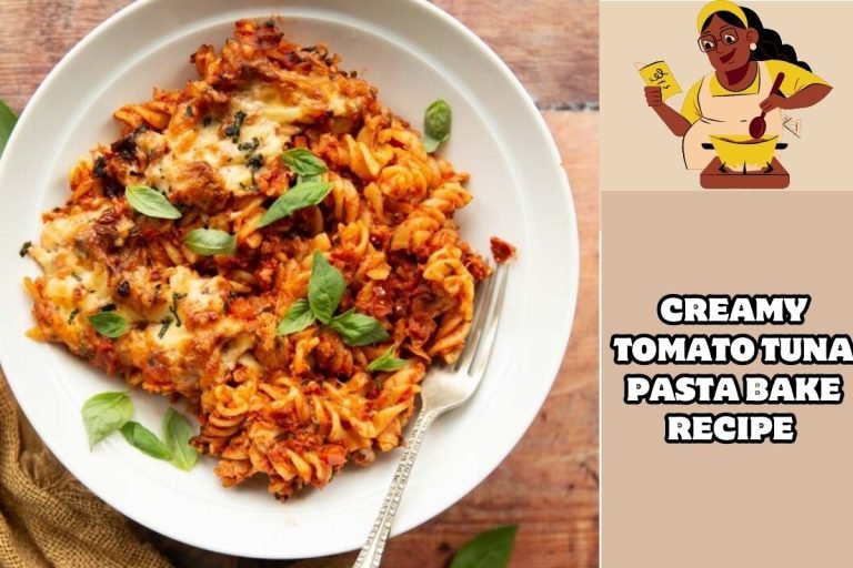Creamy Tomato Tuna Pasta Bake Recipe