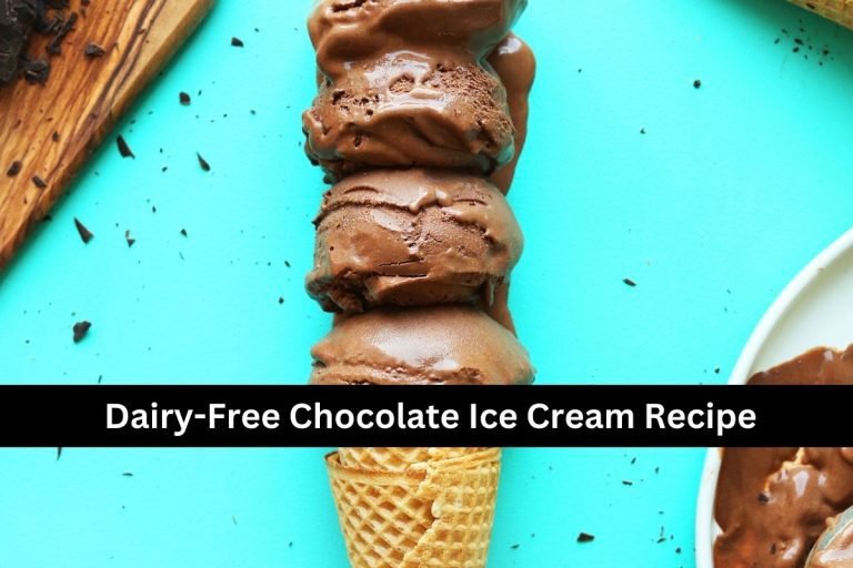 Dairy-Free Chocolate Ice Cream Recipe