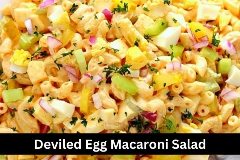 Deviled Egg Macaroni Salad