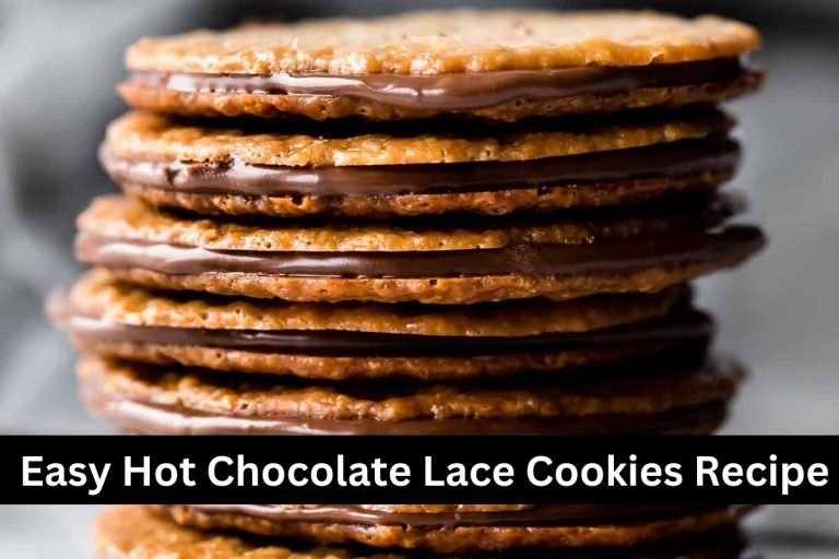 Easy Hot Chocolate Lace Cookies Recipe