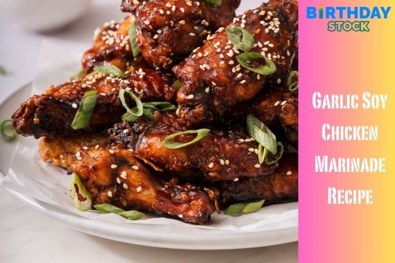 Garlic Soy Chicken Marinade Recipe