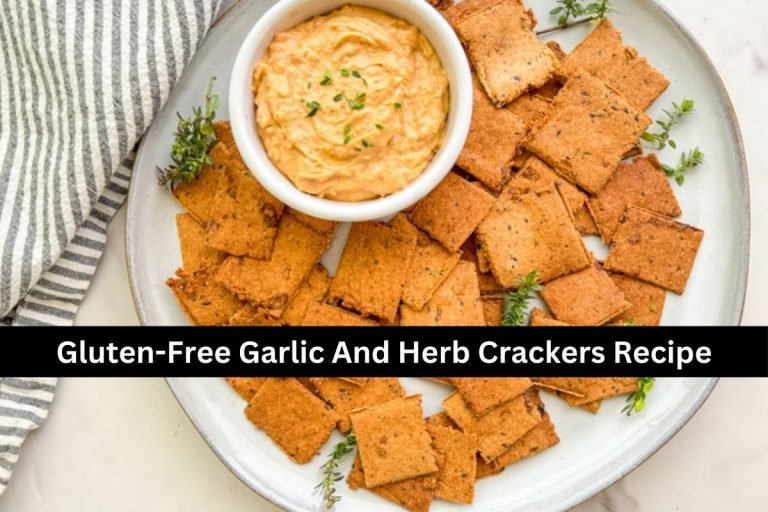 Gluten-Free Garlic And Herb Crackers Recipe