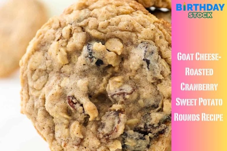 Goat Cheese-Roasted Cranberry Sweet Potato Rounds Recipe