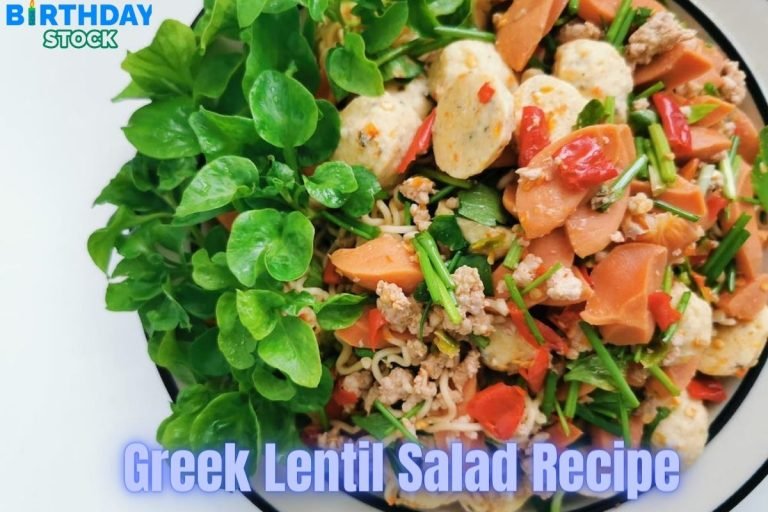 Greek Lentil Salad Recipe