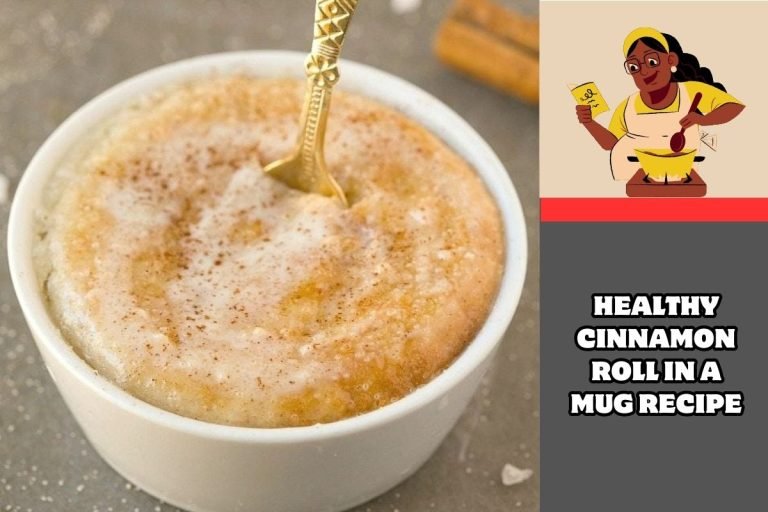 Healthy Cinnamon Roll in a Mug Recipe - Best Recipe Ever