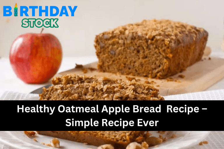 Healthy Oatmeal Apple Bread Recipe – Simple Recipe Ever