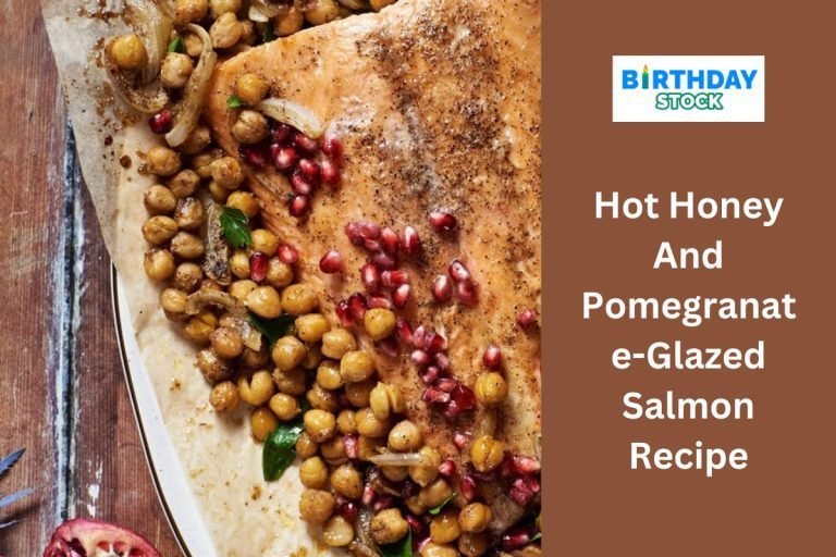 Hot Honey And Pomegranate-Glazed Salmon Recipe