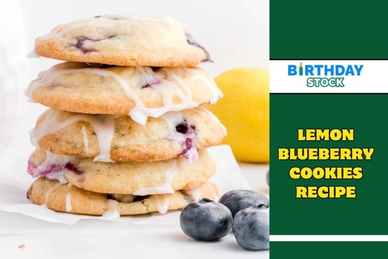 Lemon Blueberry Cookies Recipe