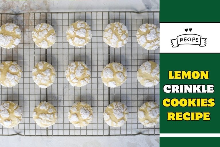 Lemon Crinkle Cookies Recipe - Step by Step Guide