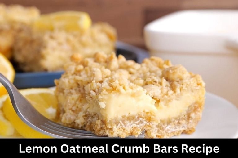 Lemon Oatmeal Crumb Bars Recipe