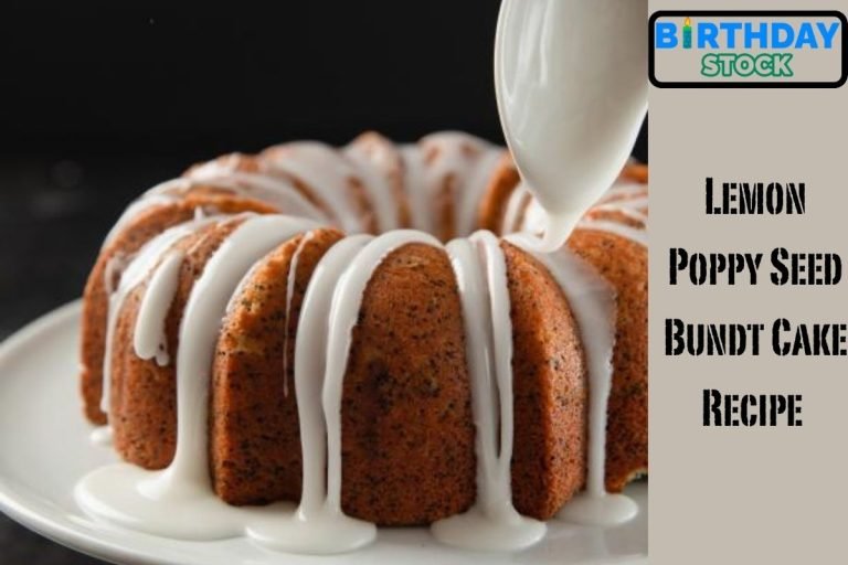 Lemon Poppy Seed Bundt Cake Recipe
