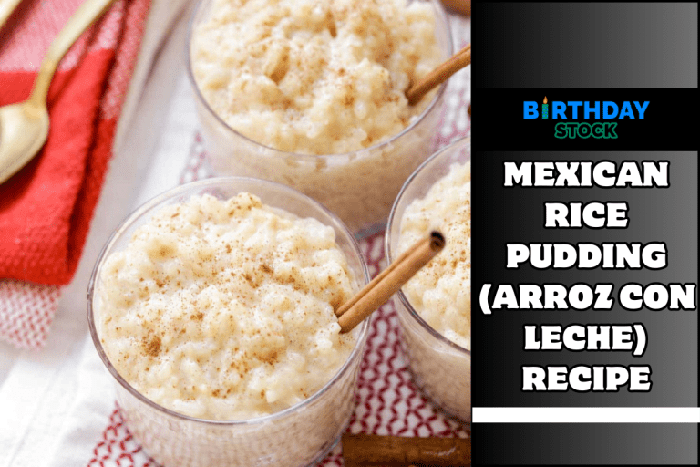 Mexican Rice Pudding (Arroz con Leche) Recipe