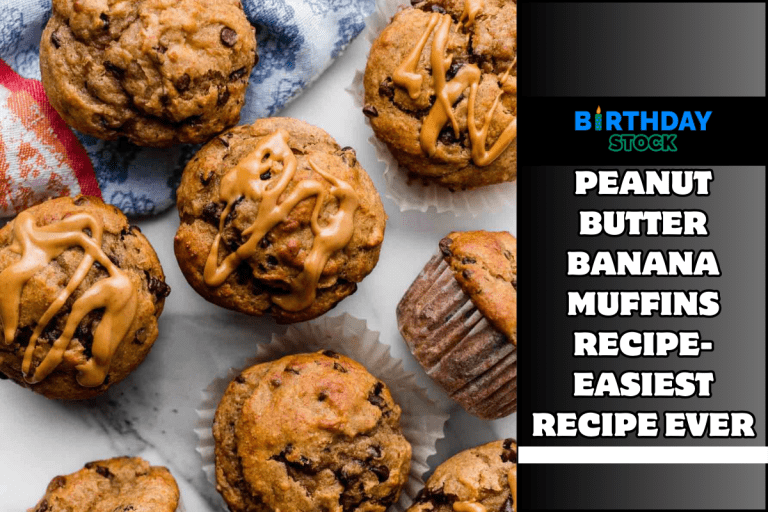 Peanut Butter Banana Muffins Recipe- Easiest Recipe Ever
