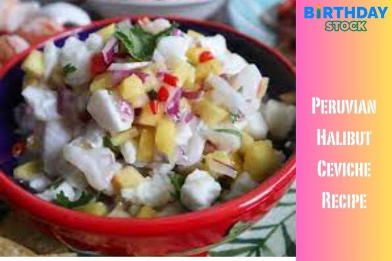 Peruvian Halibut Ceviche Recipe