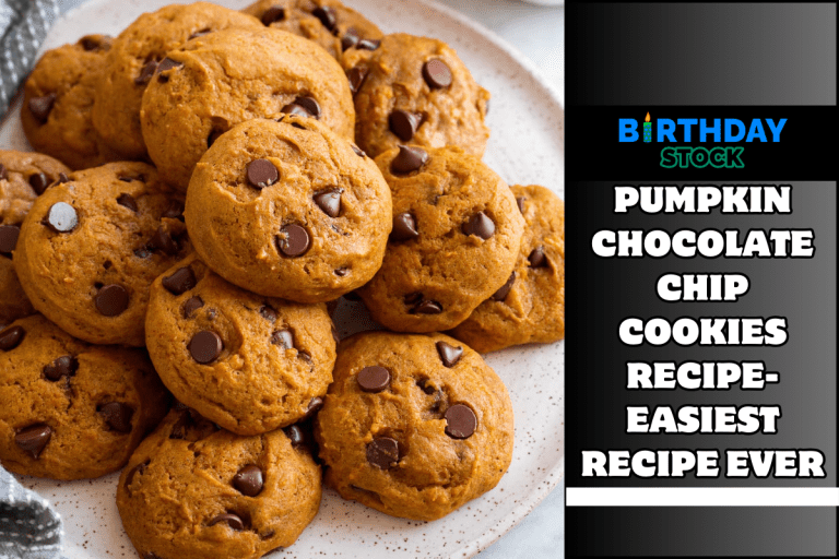 Pumpkin Chocolate Chip Cookies Recipe- Easiest Recipe Ever