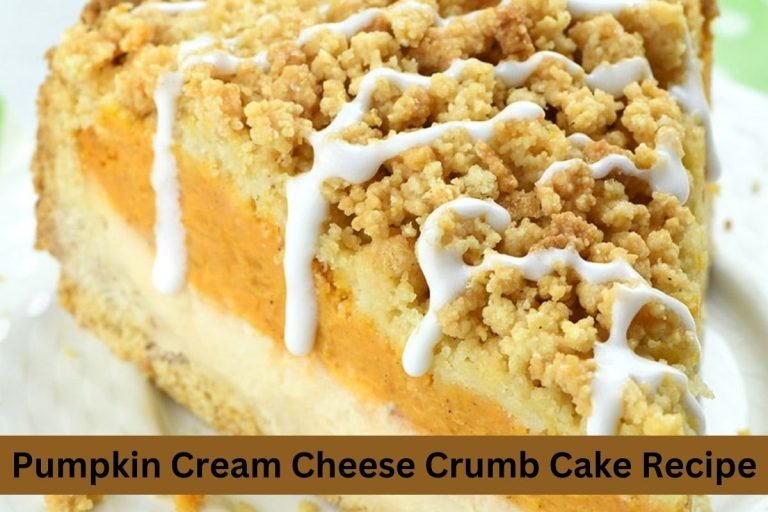 Pumpkin Cream Cheese Crumb Cake Recipe