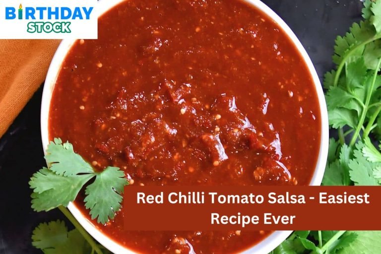 Red Chilli Tomato Salsa - Easiest Recipe Ever