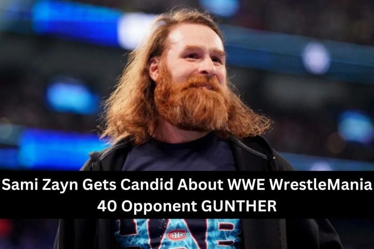 Sami Zayn Gets Candid About WWE WrestleMania 40 Opponent GUNTHER