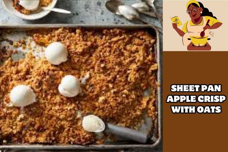 Sheet Pan Apple Crisp With Oats