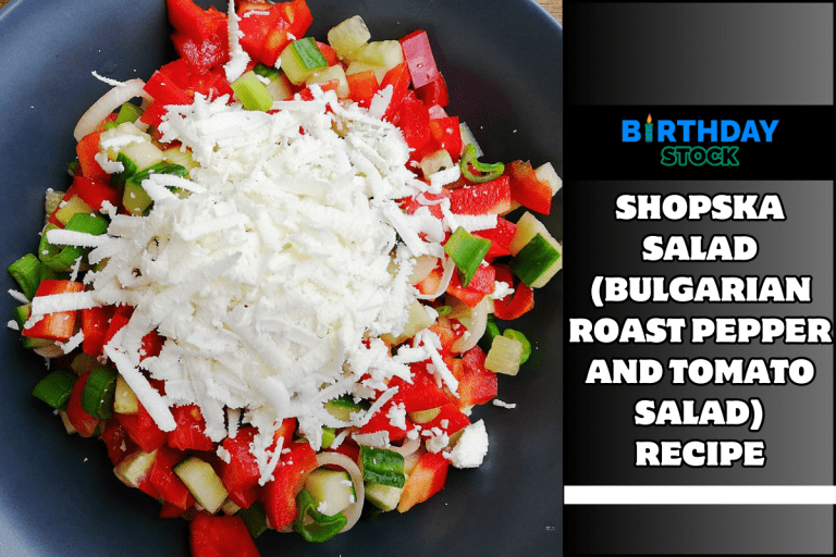 Shopska Salad (Bulgarian Roast Pepper And Tomato Salad) Recipe