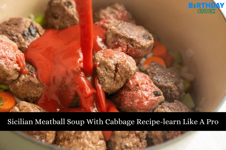 Sicilian Meatball Soup With Cabbage Recipe-learn Like A Pro