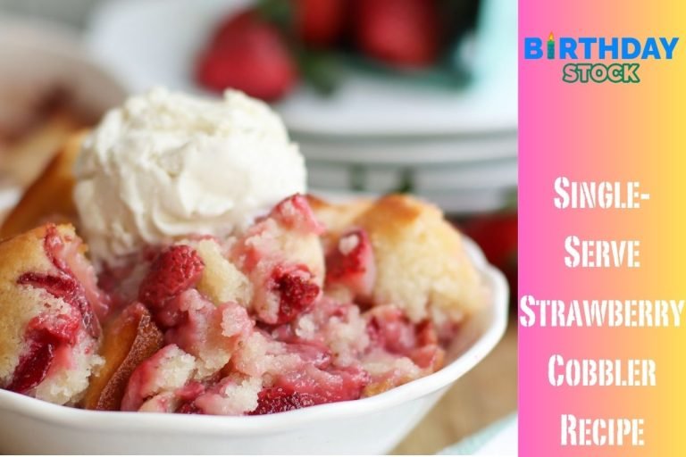 Single-Serve Strawberry Cobbler Recipe
