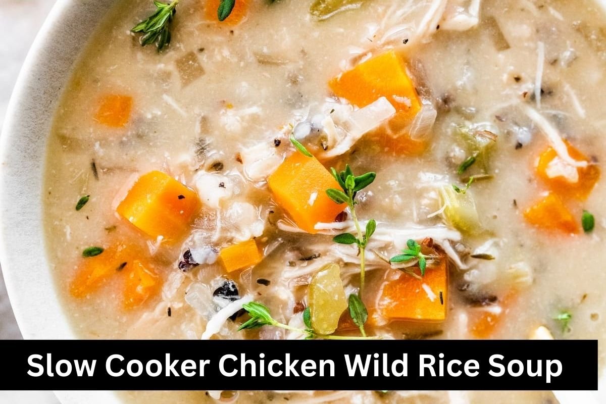 Slow Cooker Chicken Wild Rice Soup