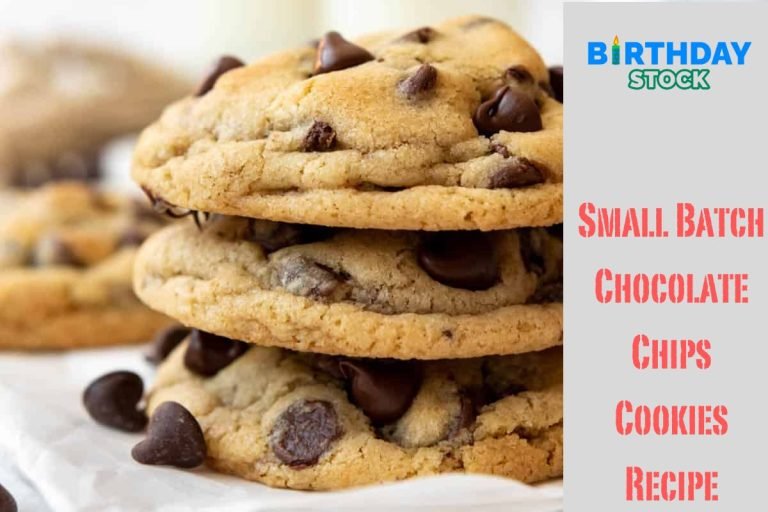 Small Batch Chocolate Chips Cookies Recipe
