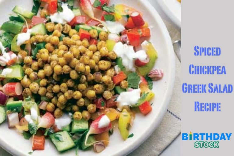 Spiced Chickpea Greek Salad Recipe