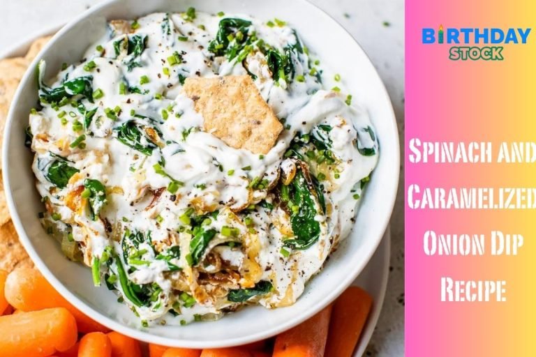 Spinach and Caramelized Onion Dip Recipe