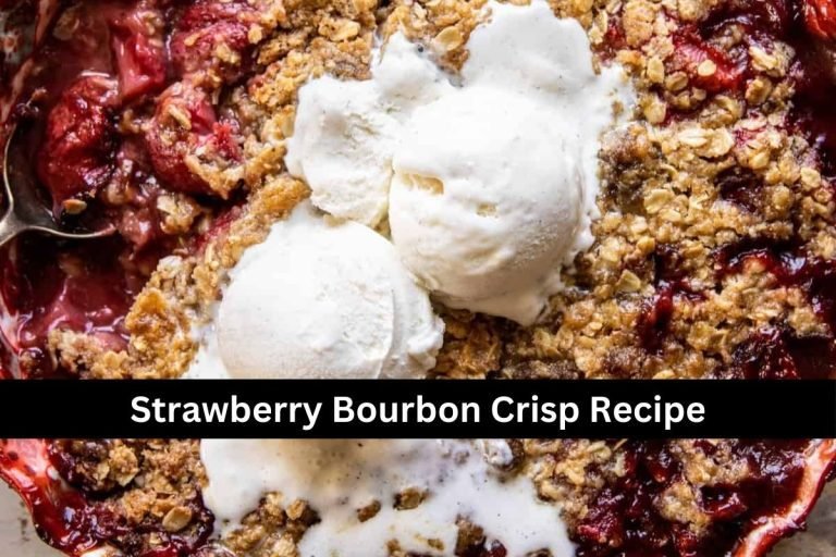 Strawberry Bourbon Crisp Recipe