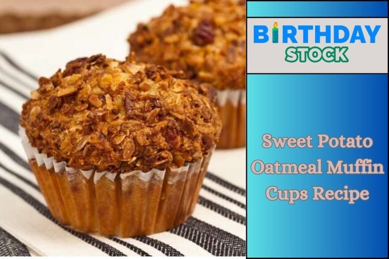 Sweet Potato Oatmeal Muffin Cups Recipe