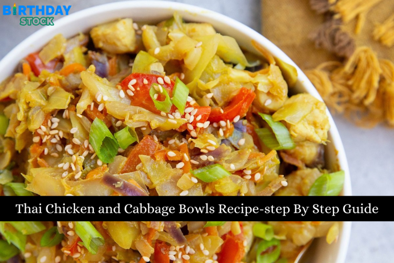 Thai Chicken and Cabbage Bowls Recipe-step By Step Guide