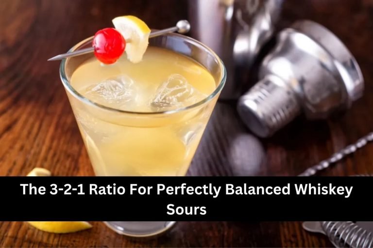 The 3-2-1 Ratio For Perfectly Balanced Whiskey Sours