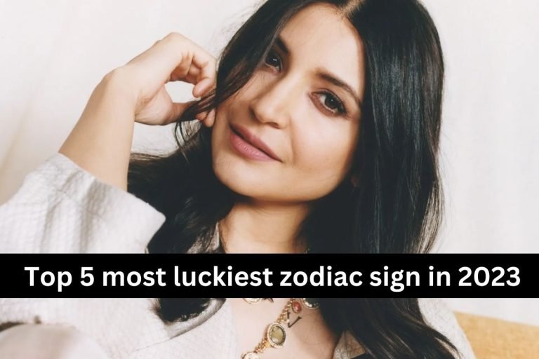 Top 5 most luckiest zodiac sign in 2023