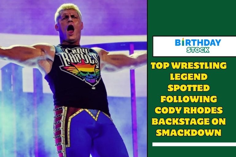 Top Wrestling Legend Spotted Following Cody Rhodes Backstage On Smackdown