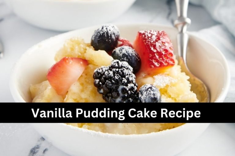 Vanilla Pudding Cake Recipe