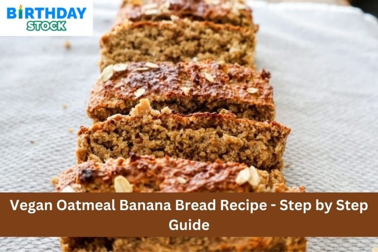 Vegan Oatmeal Banana Bread Recipe - Step by Step Guide