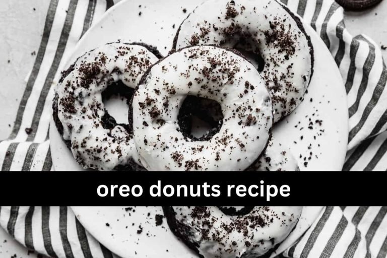 oreo donuts recipe